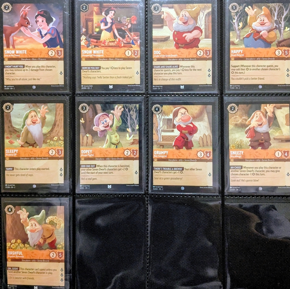Disney Lorcana Snow White and 7 Dwarf